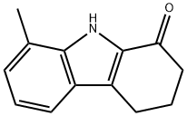 8-methyl-2,3,4,9-tetrahydro-1H-carbazol-1-one 化学構造式