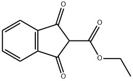 1H-Indene-2-carboxylic acid, 2,3-dihydro-1,3-dioxo-, ethyl ester Structure