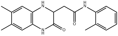 2-(6,7-dimethyl-3-oxo-1,2,3,4-tetrahydroquinoxalin-2-yl)-N-(o-tolyl)acetamide,346419-01-0,结构式