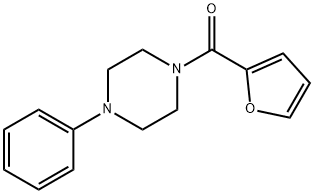 1-(2-furoyl)-4-phenylpiperazine 结构式