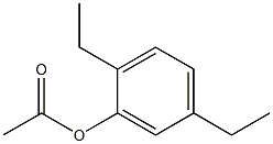 Phenol, 2,5-diethyl-, acetate Structure