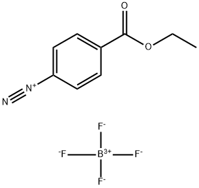 Benzenediazonium, 4-(ethoxycarbonyl)-, tetrafluoroborate(1-),348-06-1,结构式