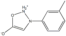 1,2,3-Oxadiazolium, 5-hydroxy-3-(3-methylphenyl)-, inner salt (9CI)