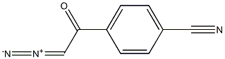 Benzonitrile,4-(2-diazoacetyl)- Struktur