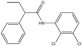 N-(2,3-dichlorophenyl)-2-phenylbutanamide 结构式