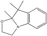 Oxazolo[3,2-a]indole, 2,3,9,9a-tetrahydro-9,9,9a-trimethyl- Structure