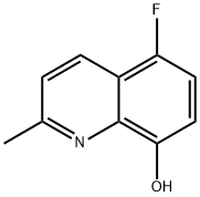 5-Fluoro-2-methyl-quinolin-8-ol Struktur