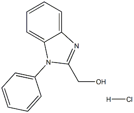 1H-Benzimidazole-2-methanol,R-phenyl-,monohydrochloride Struktur