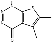 5,6-dimethyl-3H,4H-thieno[2,3-d][1,2,3]triazin-4-one Structure