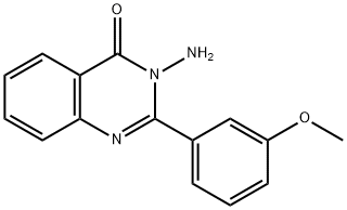 3-amino-2-(3-methoxyphenyl)quinazolin-4(3H)-one Structure