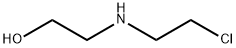 Ethanol, 2-[(2-chloroethyl)amino]- 化学構造式
