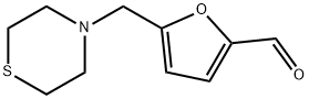 5-(thiomorpholin-4-ylmethyl)-2-furaldehyde Structure