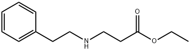 ethyl 3-[(2-phenylethyl)amino]propanoate, 3936-54-7, 结构式