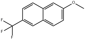 2-METHOXY-6-(TRIFLUOROMETHYL)NAPHTHALENE Structure