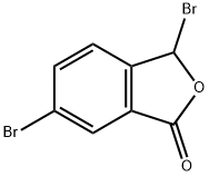 3,6-Dibromo-3H-isobenzofuran-1-one Struktur