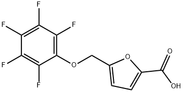 5-(五氟苯氧基甲基)呋喃-2-羧酸,402727-83-7,结构式