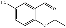 2-乙氧基-5-羟基苯甲醛 结构式