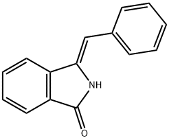 (3Z)-3-benzylideneisoindol-1-one Structure