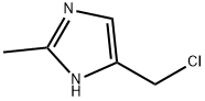 5-(Chloromethyl)-2-methyl-1H-imidazole 结构式