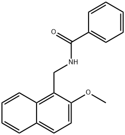 N-(2-Methoxy-naphthalen-1-ylmethyl)-benzamide,408353-83-3,结构式