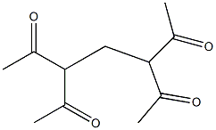 2,6-Heptanedione, 3,5-diacetyl-,4110-55-8,结构式