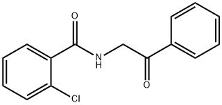 2-chloro-N-phenacylbenzamide Struktur