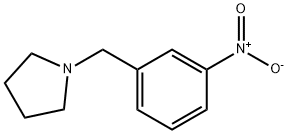 1-[(3-NITROPHENYL)METHYL]PYRROLIDINE Structure