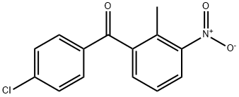 (4-chlorophenyl)(2-methyl-3-nitrophenyl)methanone Struktur