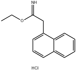 2-(ナフタレン-1-イル)エタンカルボキシイミド酸エチル塩酸塩 化学構造式