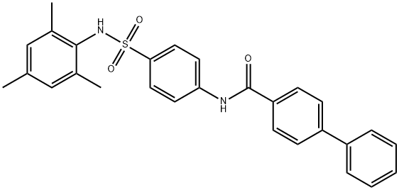 N-{4-[(mesitylamino)sulfonyl]phenyl}-4-biphenylcarboxamide|