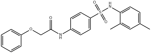 N-(4-{[(2,4-dimethylphenyl)amino]sulfonyl}phenyl)-2-phenoxyacetamide|