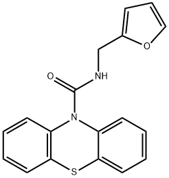 N-(furan-2-ylmethyl)-10H-phenothiazine-10-carboxamide 结构式