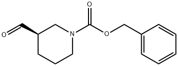 (R)-Benzyl 3-formylpiperidine-1-carboxylate Struktur