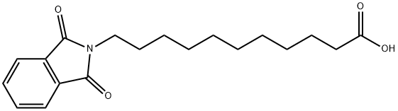 11-フタルイミジルウンデカン酸 化学構造式