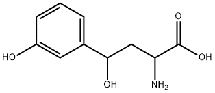 2-Amino-4-hydroxy-4-(3-hydroxyphenyl)butanoic acid 结构式