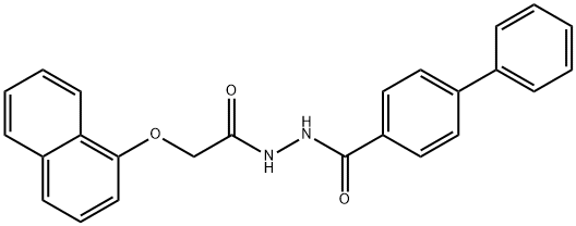 443733-56-0 N'-[2-(1-naphthyloxy)acetyl]-4-biphenylcarbohydrazide