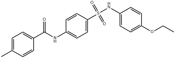 N-(4-{[(4-ethoxyphenyl)amino]sulfonyl}phenyl)-4-methylbenzamide|