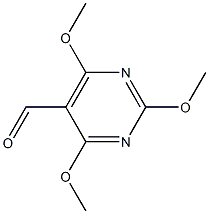 5-Pyrimidinecarboxaldehyde, 2,4,6-trimethoxy-,4450-12-8,结构式