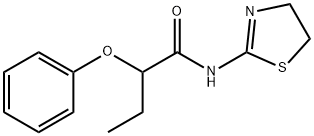 N-(4,5-dihydro-1,3-thiazol-2-yl)-2-phenoxybutanamide Struktur