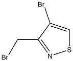 4-溴-3-(溴甲基)异噻唑, 4576-96-9, 结构式