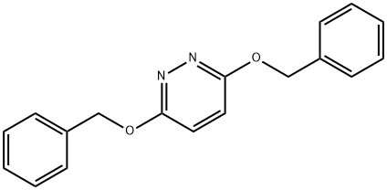 3,6-双(苄氧基)哒嗪 结构式