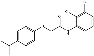 N-(2,3-dichlorophenyl)-2-(4-propan-2-ylphenoxy)acetamide 化学構造式