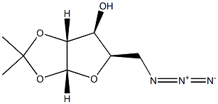 5-三氮-5-脱氧-1,2-异丙叉-ALPHA-D-呋喃木糖, 4711-03-9, 结构式