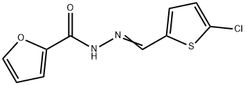 N'-[(E)-(5-chlorothiophen-2-yl)methylidene]furan-2-carbohydrazide Structure