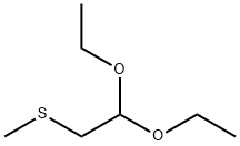 1,1-diethoxy-2-methylsulfanyl-ethane 化学構造式