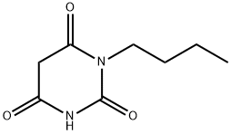 1-Butyl-pyrimidine-2,4,6-trione 化学構造式