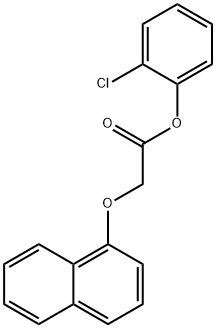 2-chlorophenyl (1-naphthyloxy)acetate Structure