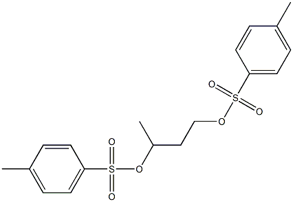 1-methyl-4-[4-(4-methylphenyl)sulfonyloxybutan-2-yloxysulfonyl]benzene Structure