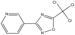 3-[5-(TRICHLOROMETHYL)-1,2,4-OXADIAZOL-3-YL]PYRIDINE,49773-09-3,结构式