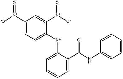 2-[(2,4-dinitrophenyl)amino]-N-phenylbenzamide 结构式